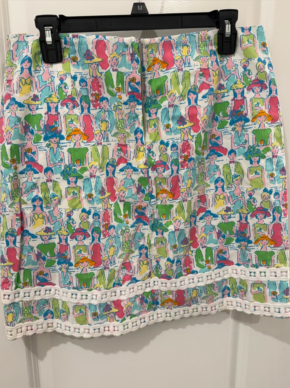 Lilly Pulitzer Multicolor Printed Crochet-Trim Mini Skirt - Picture 5 of 7
